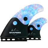 Asher Pacey 5.59" S-TEK Twin Fin Set - Tie Die Balance