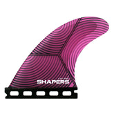 C.A.D Thruster Fin Set - Small / Extra Small Pink