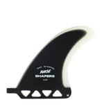 Rage Series Longboard Fin 5.25" 5.5" 6.5" 7" - Black Clear
