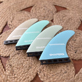 Sheldon Simkus S-TEK Thruster Fin Set - Medium Mint Blue