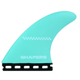 Sheldon Simkus S-TEK Thruster Fin Set - Medium Mint Blue