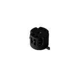 Dual Tab Fin Plug Black: Rail/Centre
