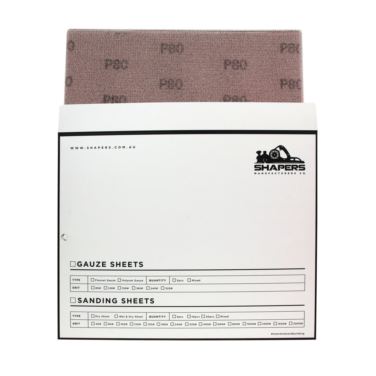 Shapers Sheet ShapeNet