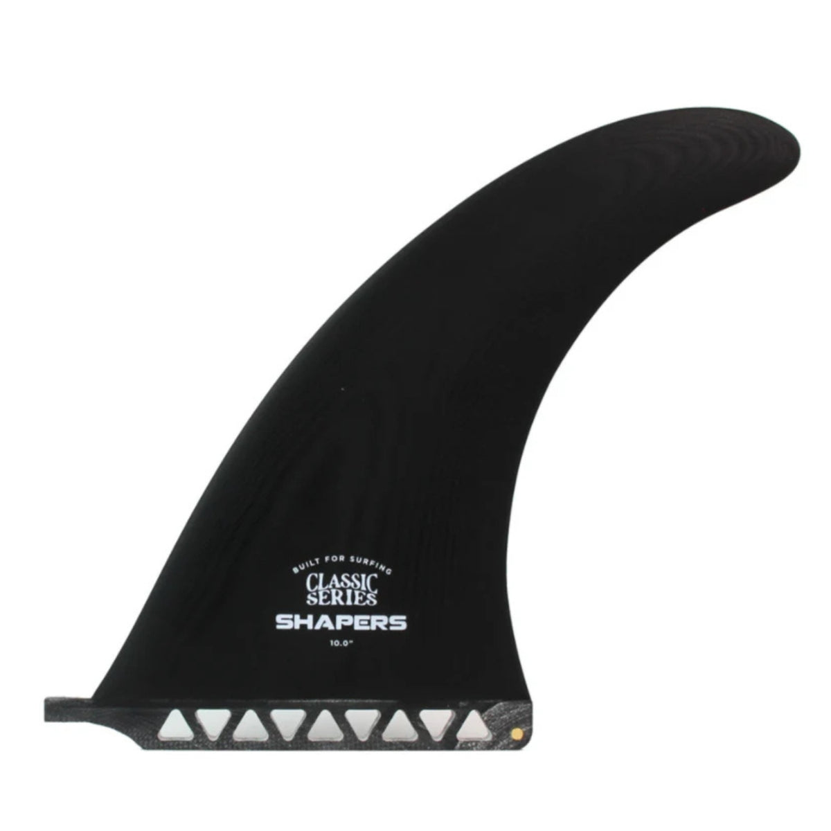 10" Classic Series Longboard Fin - Solid Black