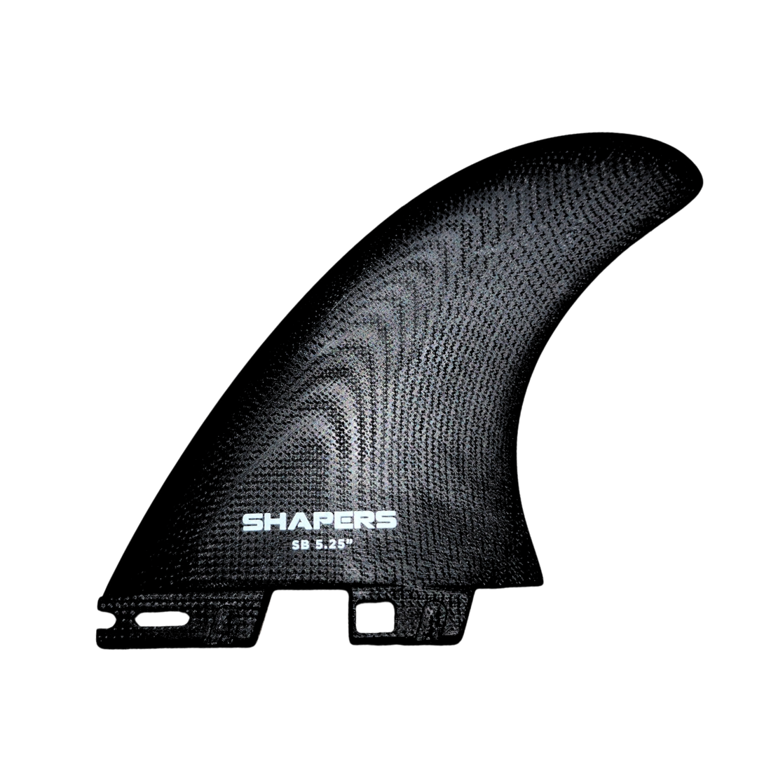 5.25" Side Bite - Single Tab - Black