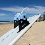 Asher Pacey 5.59" S-TEK Twin Fin Set - Tie Die Balance