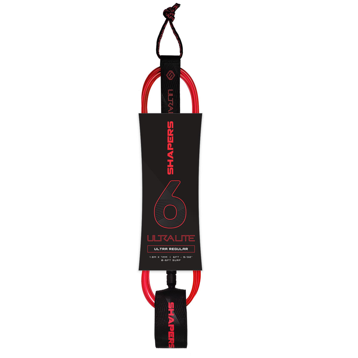 6ft Ultra-Lite Regular Leash - Red