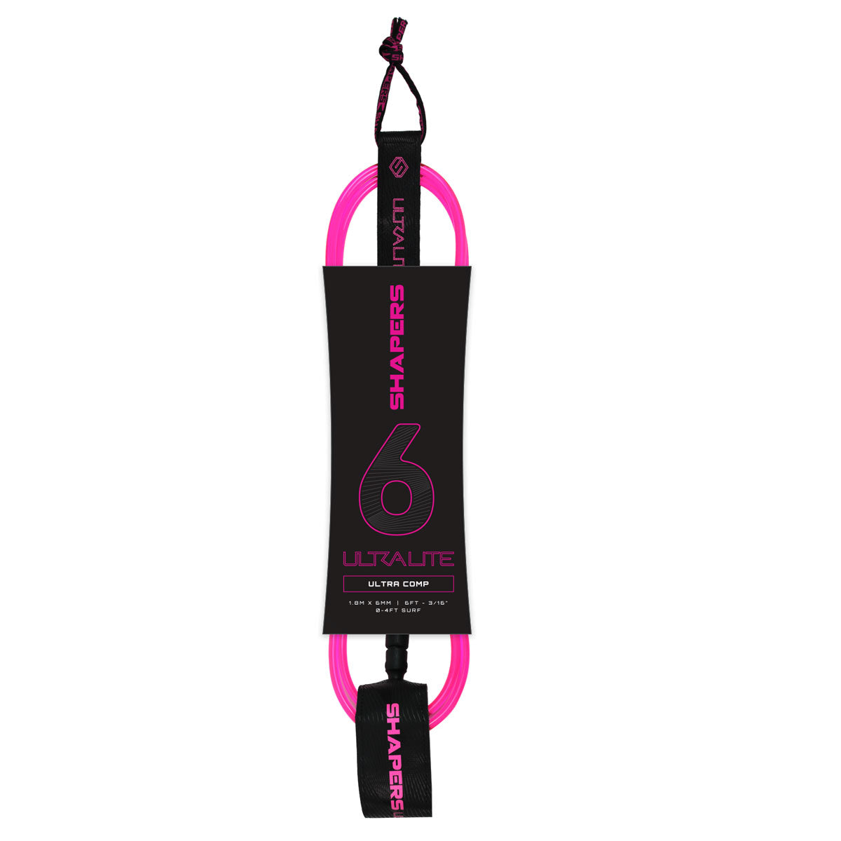 6ft Ultra-Lite Comp Leash - Pink