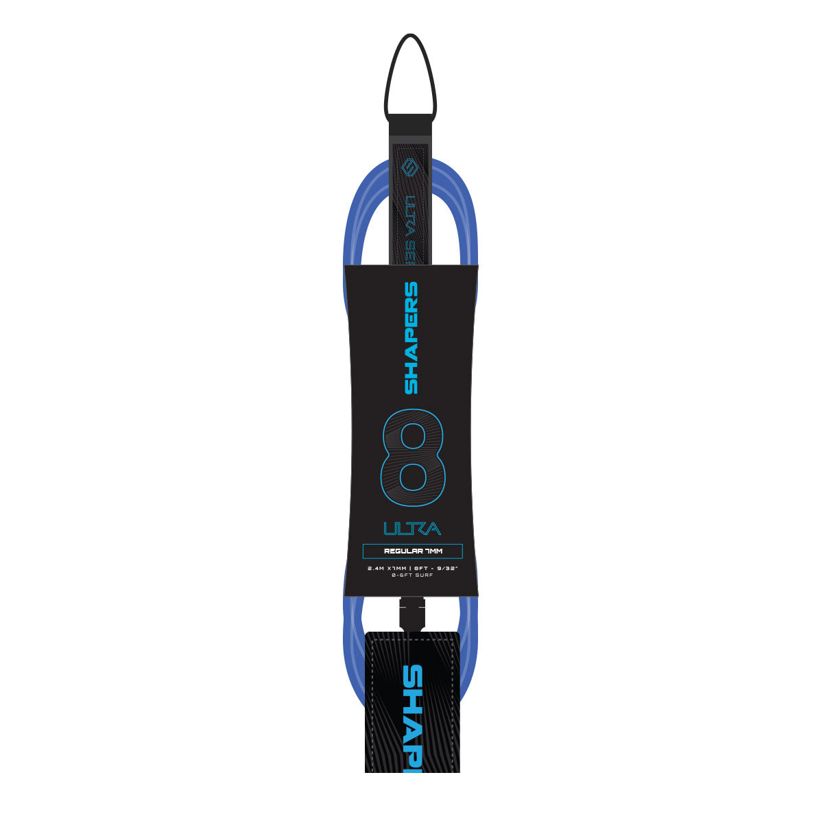 8ft Ultra Lite Regular Leash - Blue