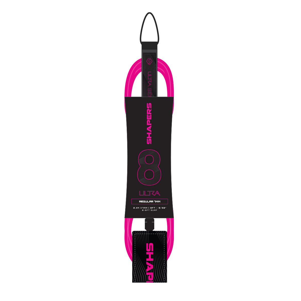 8ft Ultra Lite Regular Leash - Pink