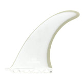 8" 9" 10" Classic Series Longboard Fin - White Clear