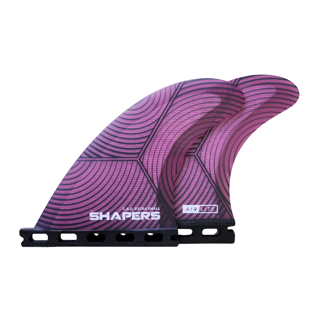 C.A.D Thruster Fin Set - Small / Extra Small PINK
