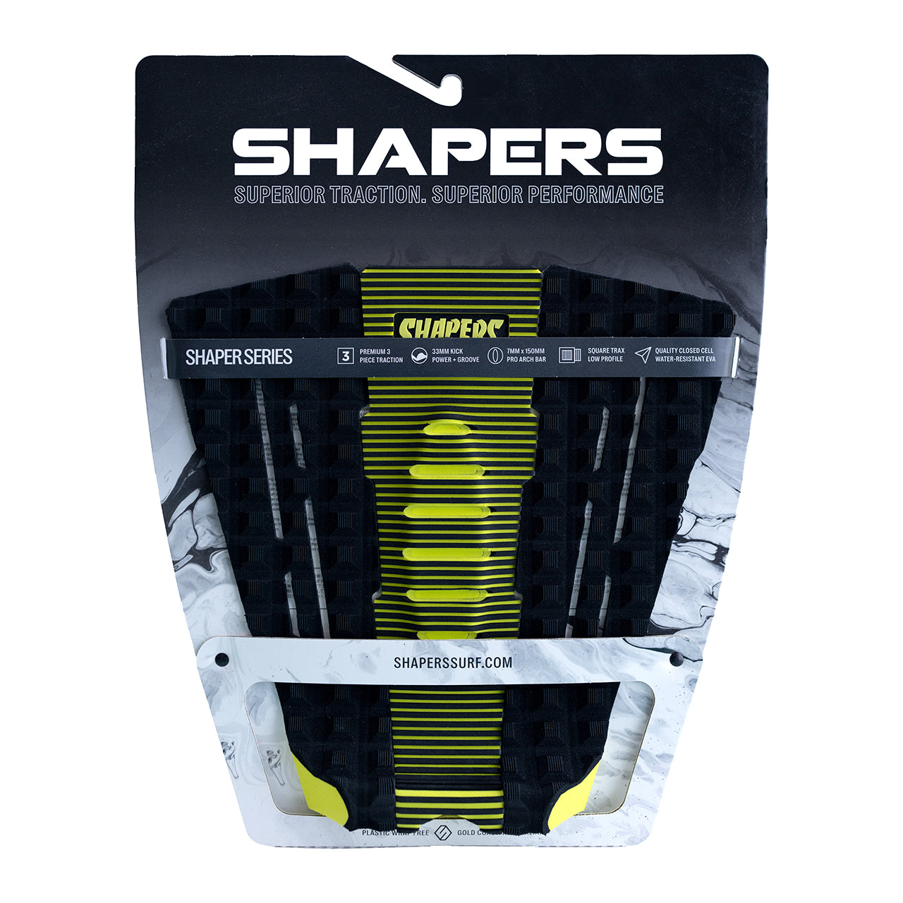 The Shaper Taction Pad - Black/Yellow