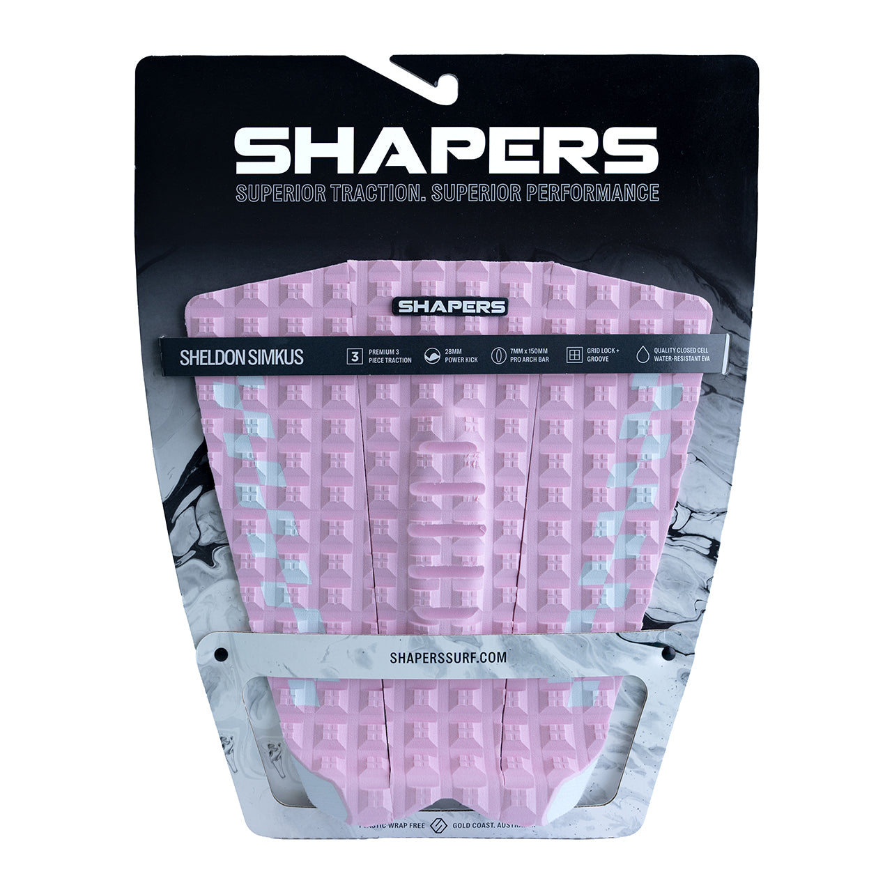 Sheldon Simkus Pro Model 5 & 3 Piece Traction : Pink / White