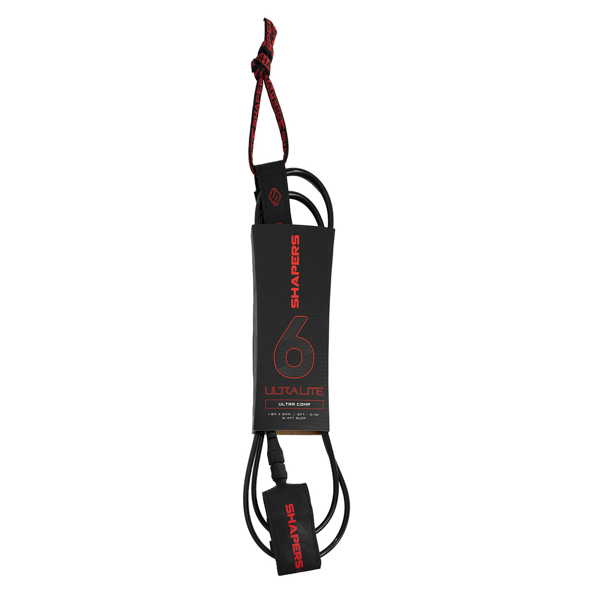 6ft Ultra-Lite Comp Leash - Black