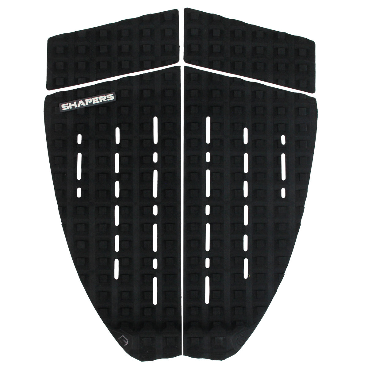 4 Piece Round Tail Traction Pad : Black