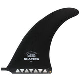 9" Classic Series Longboard Fin - Solid Black