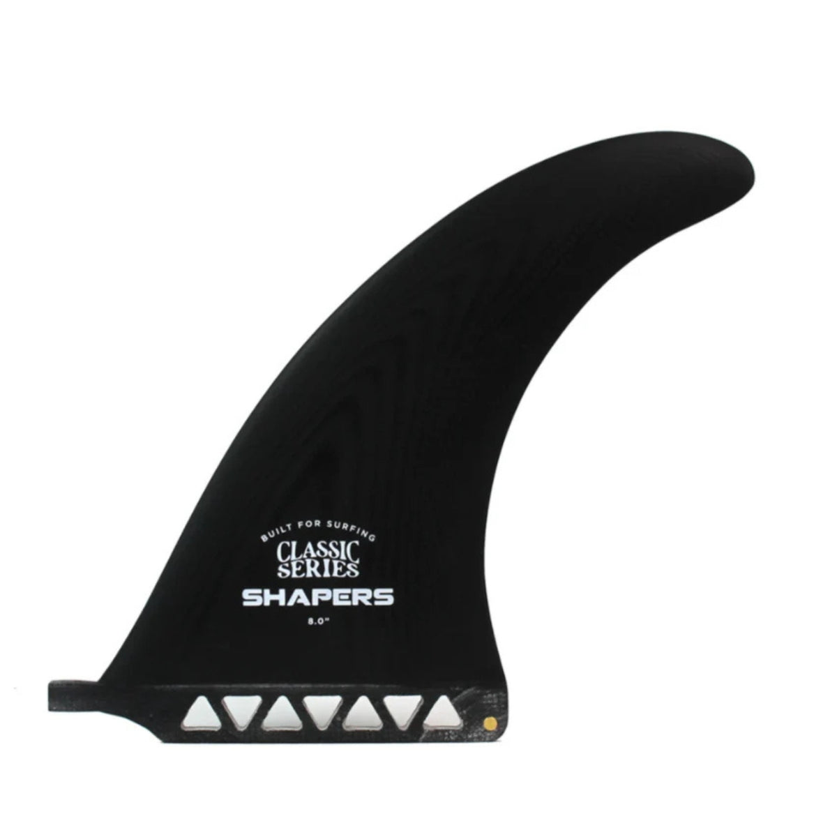 8" Classic Series Longboard Fin - Black