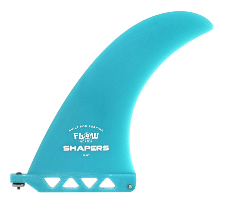 8" Flow Series Longboard Fin - Sky Blue