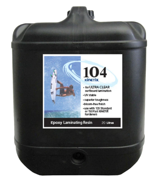 Kinetix 104 Epoxy Laminating Resin 20L: Ultra Clear