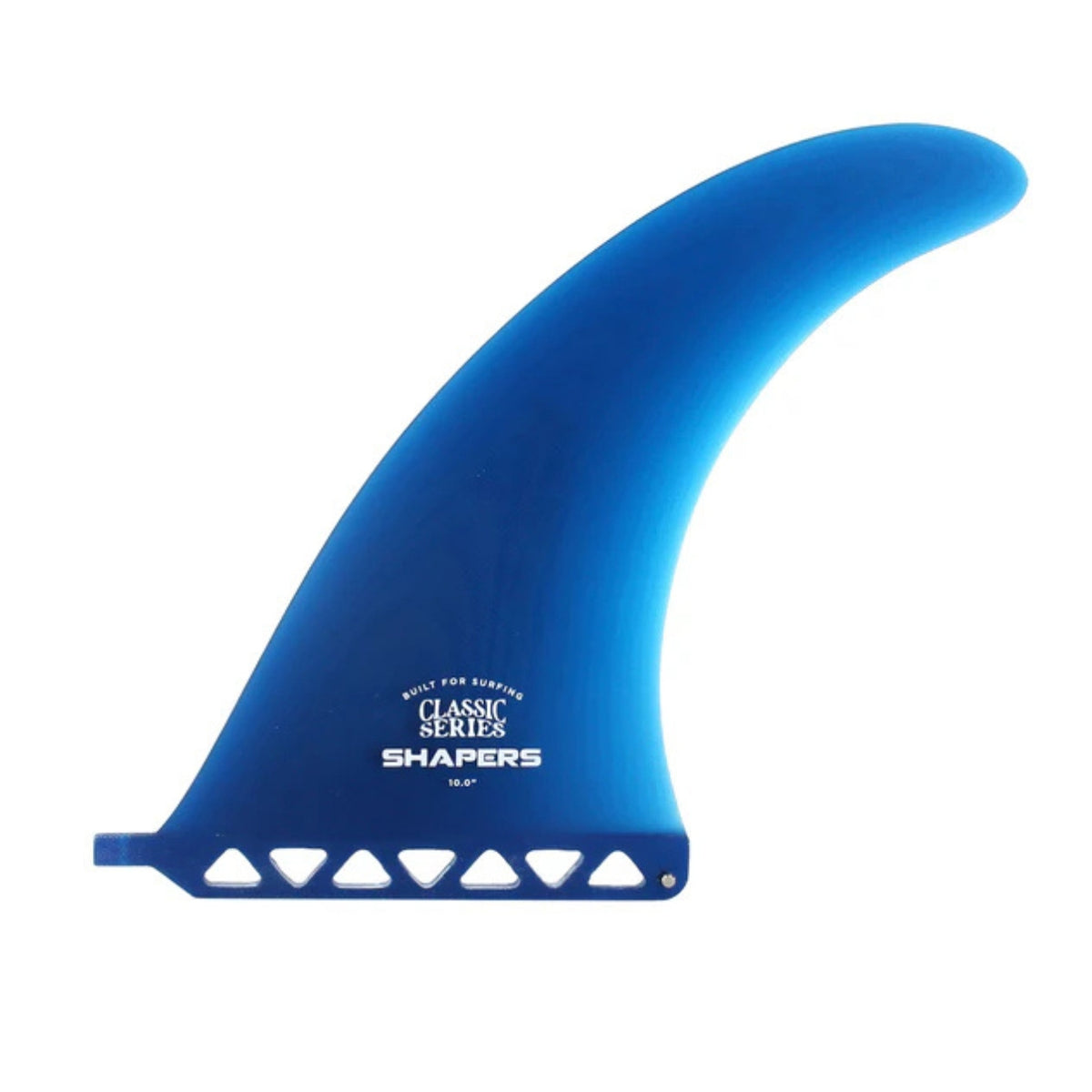 Classic Series Longboard Fin 8" 9" 10" - Trans Blue