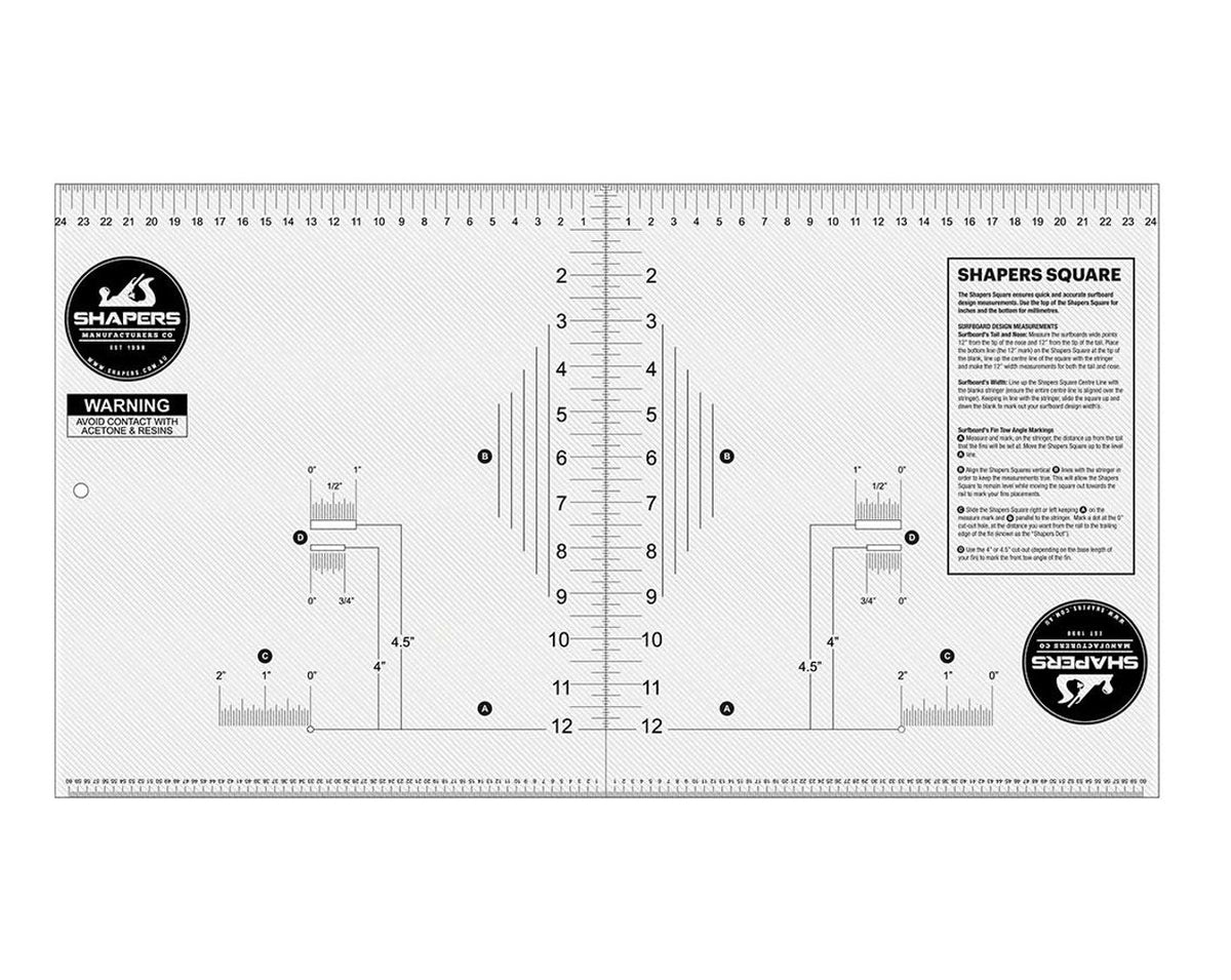 Layout Square: Fin Placement INCH/MM