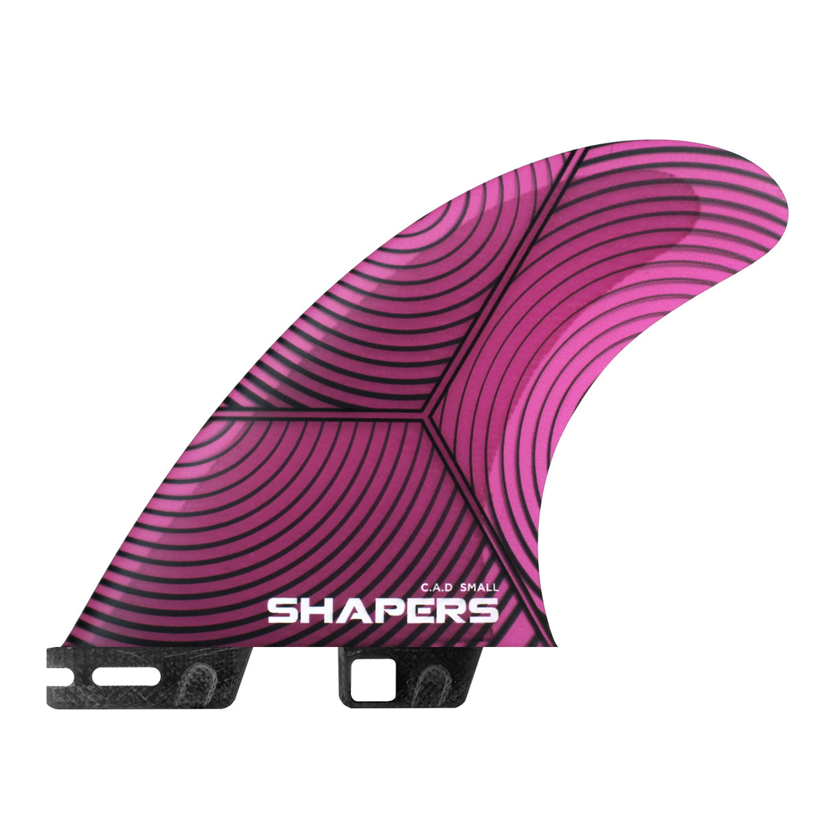 C.A.D Thruster Fin Set - Small / Extra Small Pink