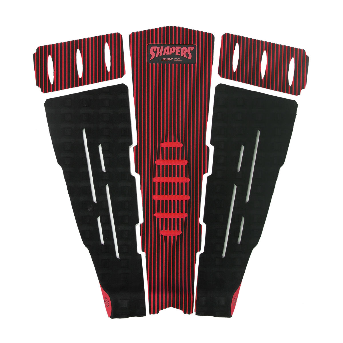 The Shapers Traction Pad - Black/Red