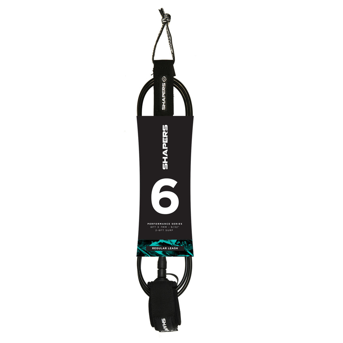 6ft Regular Leash - Black
