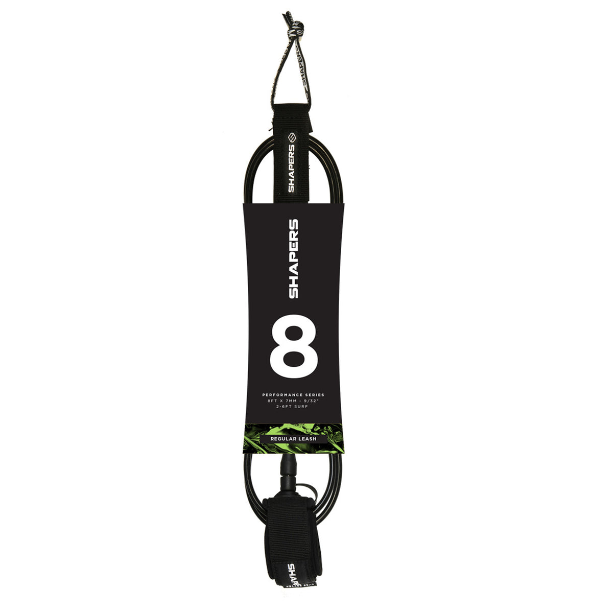 8ft Performance Leash - Black