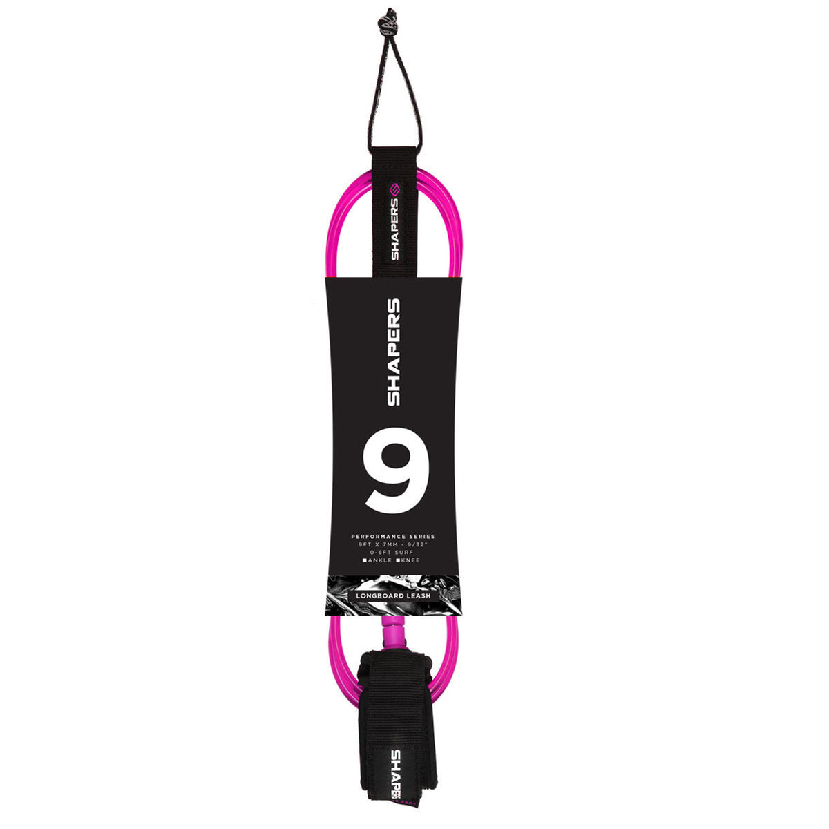 9Ft Longboard Leash Ankle: Pink