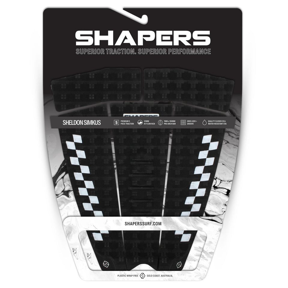 Sheldon Simkus Pro Model 5 & 3 Piece Traction : Black